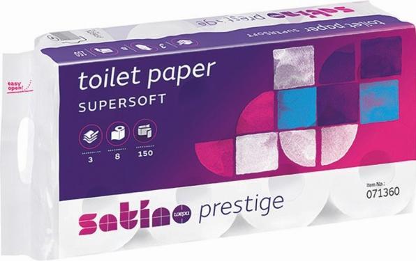 Immagine prodotto Wepa Carta igienica Prestige 2010.10371 150 coupon, 8 rotoli (150 x)