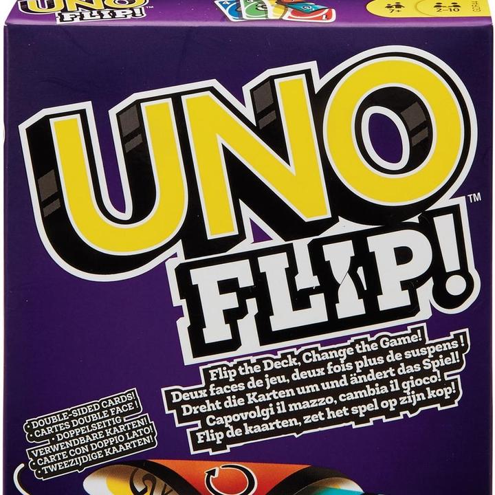 Actual product image Mattel Games Uno Flip (Multilingual)