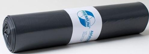Deiss Müllsäcke 15018 120 L Schwarz LDPE (Weich-Polyethylen) 100 Mikron (25 x, 120 l)