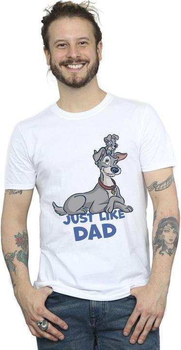 Produktbild Disney Lady And The Tramp Just Like Dad TShirt (4XL)