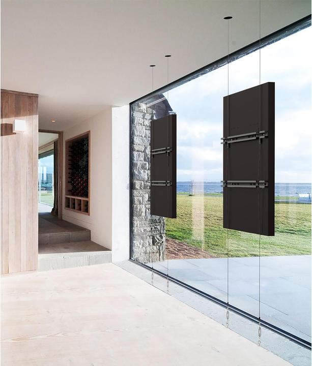 Actual product image Peerless DSF265P Cable installation from floor to ceiling