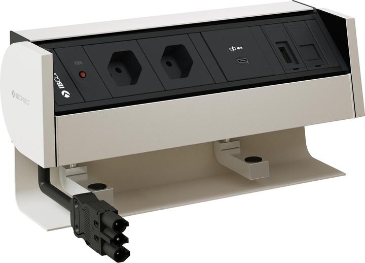 Immagine prodotto IB Connect PRISMA ciabatta ws 2x tipo 13 1x USB-A/C 1x RJ45 1x HDMI (2 x, RJ45, HDMI, Tipo 13, USB, 0.27 m)