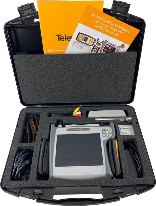 Televes MOSAIQ6-K Dispositivo di misura DVB-T/T2/S/S2/C con CI+OR in valigetta (596102)
