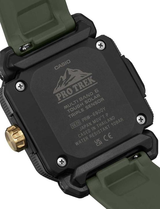 Actual product image Casio Pro-Trek - PRW-6900Y-3ER (Digital watch, Analogue wristwatch, 45 mm)