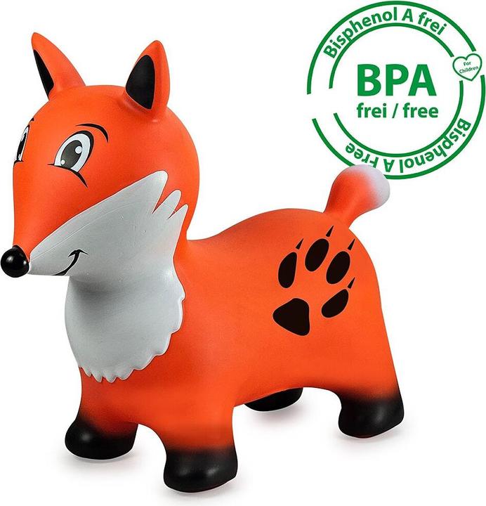 Immagine prodotto Orange Hüpftier Fuchs mit Pumpe