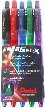 Pentel Roller EnerGel X (Mehrfarbig, 5 x)
