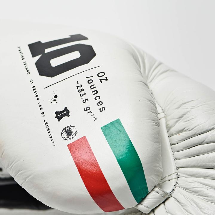 Actual product image Leone Boxing Gloves Shock Plus GN102L White (8 OZ)