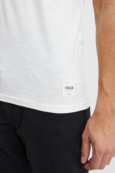Immagine prodotto Solid Florian T-Shirt Con Disegno Maglietta A Manica Corta Da Uomo Con Girocollo In Cotone 100% (M)