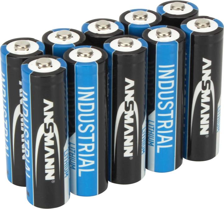 Ansmann Mignon (AA)-Batterie Lithium L (10 Stk., AA, 3000 mAh)