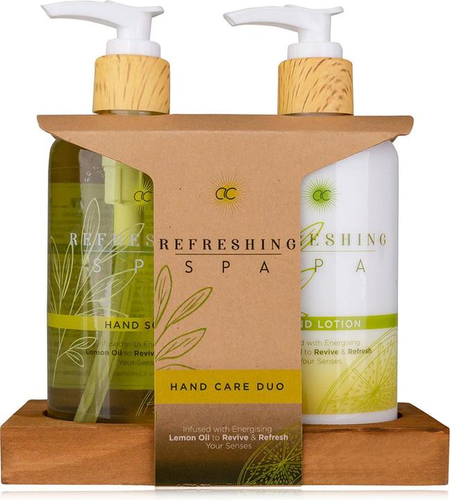 Immagine prodotto Roost Set per la cura delle mani REFRESHING SPA 6057741 Fragranza: Limone e Gelsomino (Set per la cura del corpo)