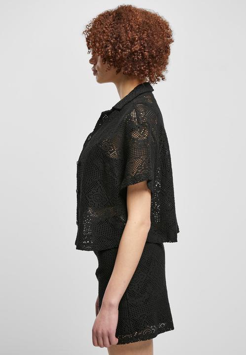 Produktbild Urban Classics Ladies Crochet Lace Resort Shirt (5XL)