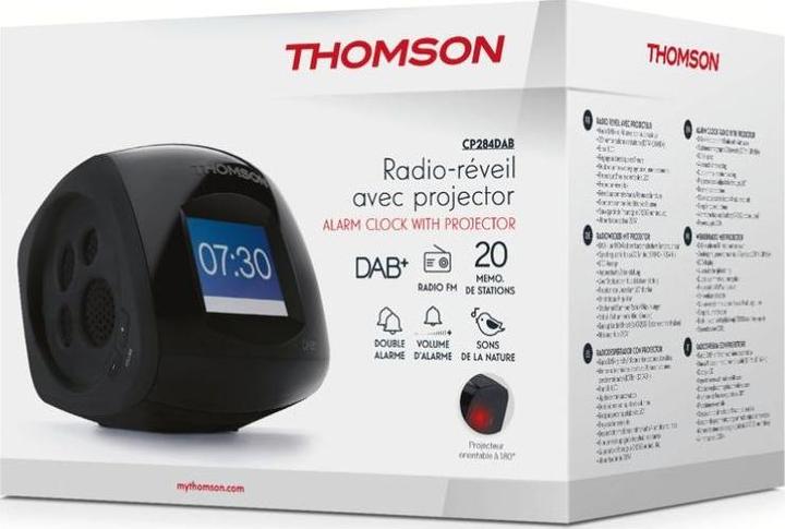 Immagine prodotto Thomson Radiosveglia con proiettore CP284DAB - nero