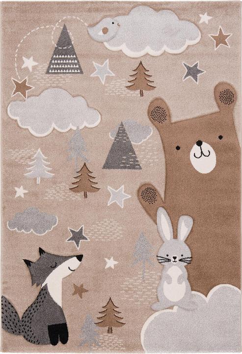 Produktbild Pergamon Kinder Teppich Maui Kids Fuchs und Bär (160 x 230 cm)