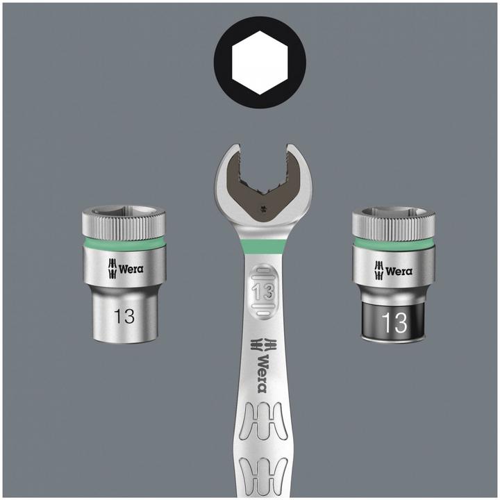 Immagine prodotto Wera 8100 SA 10 Zyklop Metal Ratchet Set (1/4")