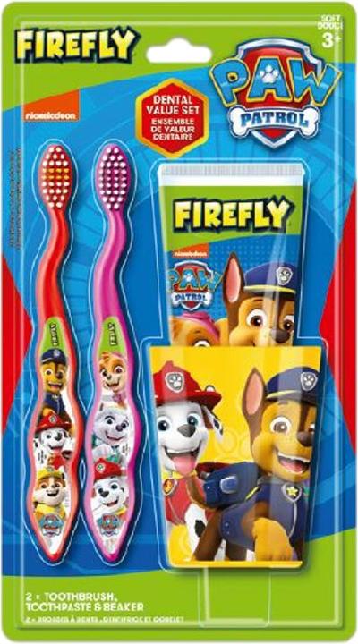 Actual product image FILA FRAGRANCES FOR CHILDREN - Firefly Paw Patrol Dental Set Soft (Red and Pink) 1ml (Soft, 3 x)