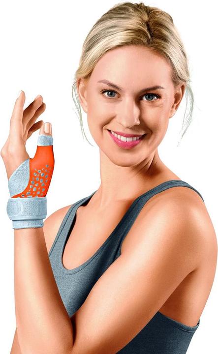Produktbild Sporlastic Mittelhand Daumenschiene links hautfarbig (M)