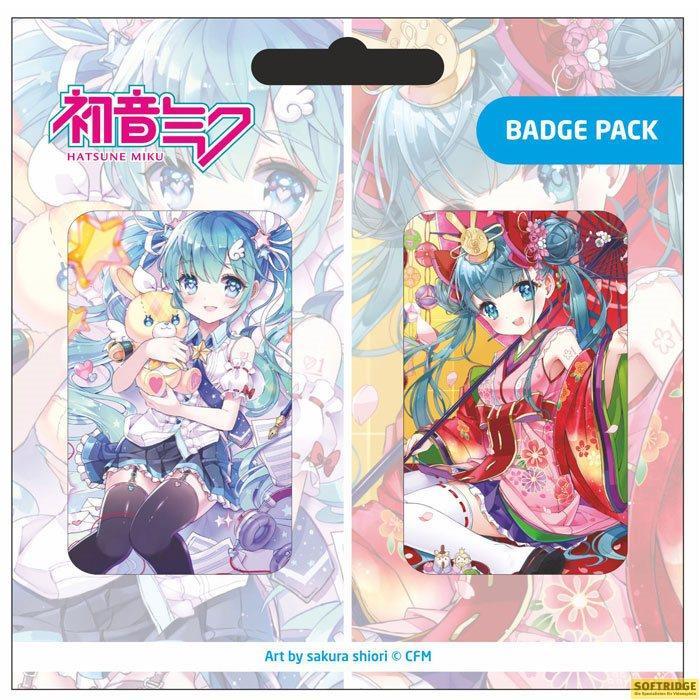 Produktbild POPbuddies Hatsune Miku pack 2 pin's Set B