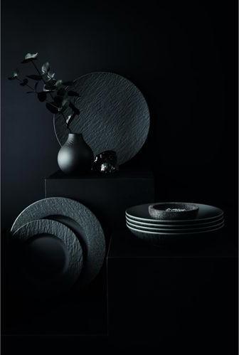 Produktbild Villeroy & Boch Schale flach Manufacture Rock (23.50 cm, 1.10 l, 1 x)