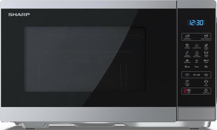 Produktbild Sharp YC-MG252AE-S Mikrowelle & Grill (25 l)