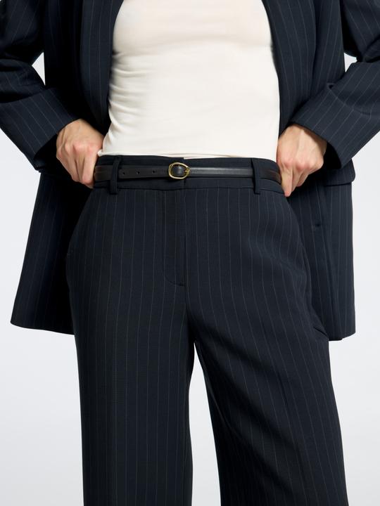 Actual product image Selected Femme Pinstripe trousers with wide leg (46)