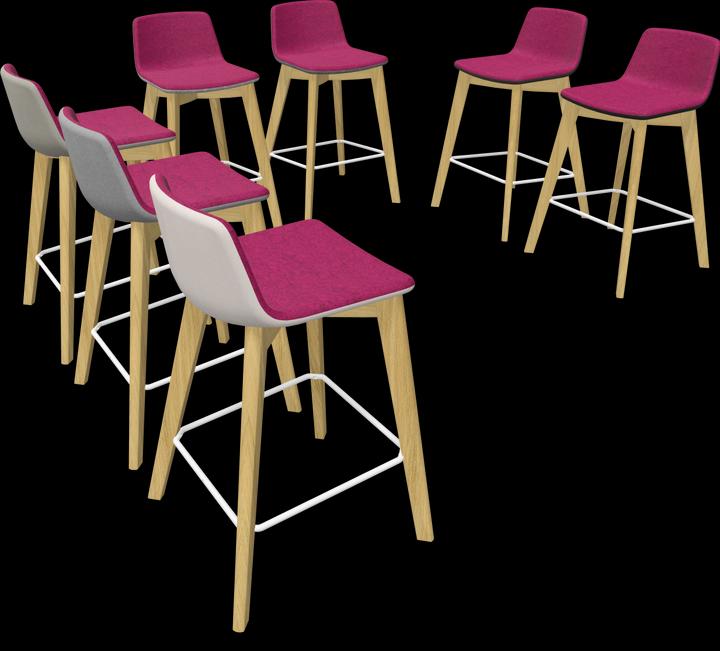 Immagine prodotto Narbutas Sgabello da bar Twist & Sit