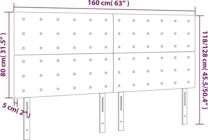 Immagine prodotto VidaXL Raiden (160 x 5 x 128 cm)