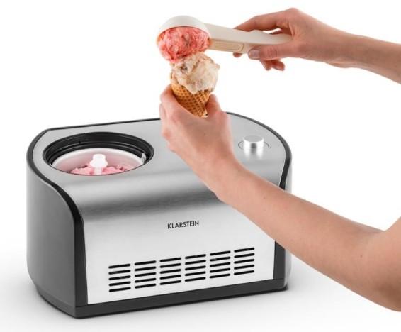 Immagine prodotto Klarstein Gelatiera Snowberry and Choc 1.2l Funzione Keep-Cool Acciaio InoxLook