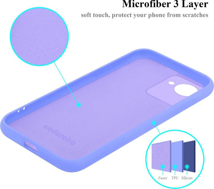 Produktbild Cadorabo TPU Liquid Silicone Case Hülle für Realme C30 / Narzo 50i PRIME (Realme Narzo 50i Prime, Nokia C30)