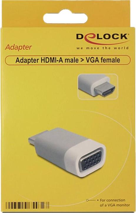 Produktbild Delock HDMI zu (VGA, 4.20 cm)