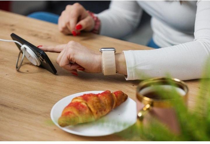 Actual product image Forcell Strap F-DESIGN FA13 strap for APPLE Watch 38 / 40 / 41 mm black (Polyester)