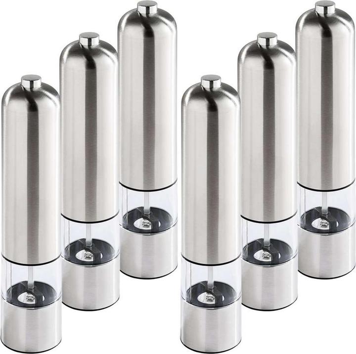 Produktbild tectake 6x Salz- & Pfeffermühle (Salz, Pfeffer)