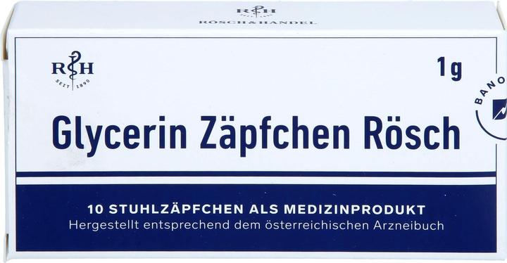 Immagine prodotto Rösch & Handel Supposte di glicerina da 1 g 10 pz. (10 Pezzo/i)