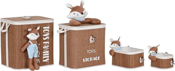 Produktbild Esprit Laundry basket Home Blue Brown Natural Children's 44 x 44 x 45 cm 4 Pieces