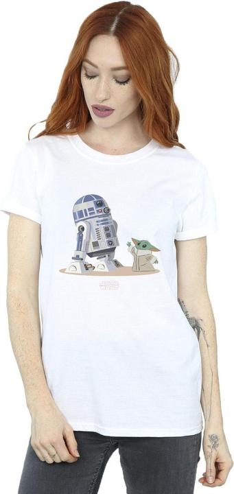 Produktbild Star Wars The Mandalorian R2D2 And Grogu TShirt (S)