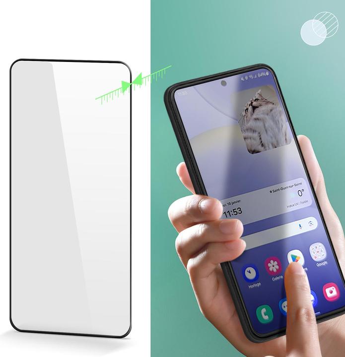 Produktbild Avizar 9H Härtegrad Glas-Displayschutzfolie (1 Stück, Samsung Galaxy S25+)