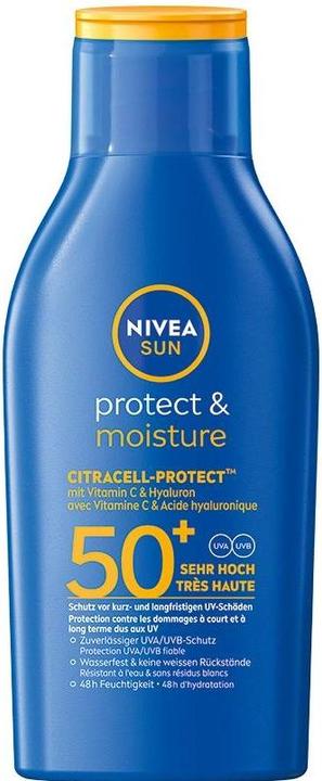 Immagine prodotto NIVEA Protect&Moisture (Latte solare, SPF 50+, 100 ml, 100 g)