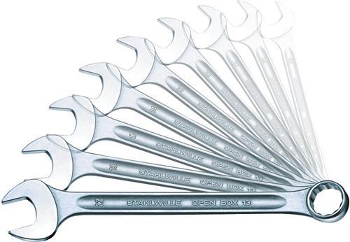 Produktbild Stahlwille Ring-Maulschlüssel-Satz (32 mm, 19 mm, 6 mm, 12 mm, 24 mm, 14 mm, 22 mm, 16 mm, 23 mm, 10 mm, 21 mm, 18 mm, 27 mm, 7 mm, 17 mm, 11 mm, 15 mm, 26 mm, 30 mm, 8 mm, 28 mm, 9 mm, 29 mm, 13 mm, 20 mm, 25 mm)