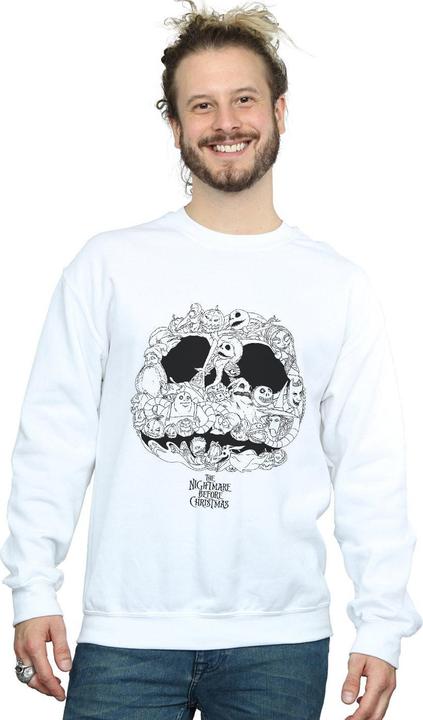 Produktbild Disney Nightmare Before Christmas Jack Skellington JackOLanterns Sweatshirt (L)