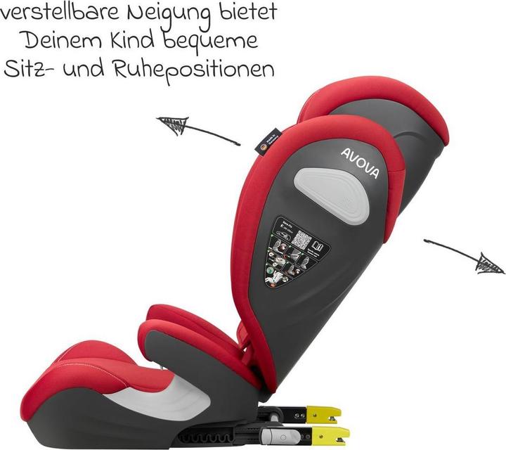 Actual product image Avova Sora-Fix from 100 cm - 150 cm / 4-12 years (Booster seat, ECE R129/i-Size Standard)