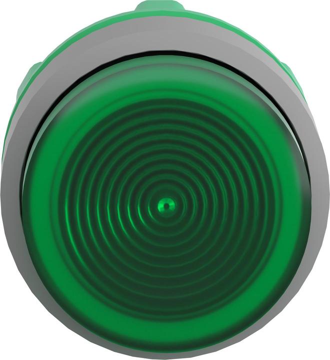 Actual product image Schneider Electric Illuminated pushbutton, front, grooved, ZB5AW133SC0