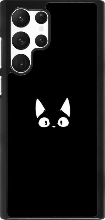 Produktbild PhoneLook Hülle Funny cat on black (Samsung Galaxy S22 Ultra)