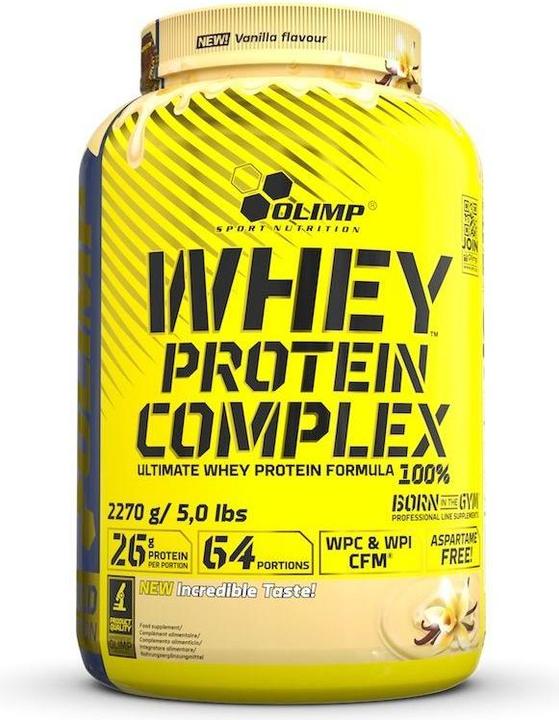 Immagine prodotto Olimp Sport Nutrition Olimp Whey Protein Complex (lattina da 1800g) (Vaniglia, 1 pz., 1800 g)