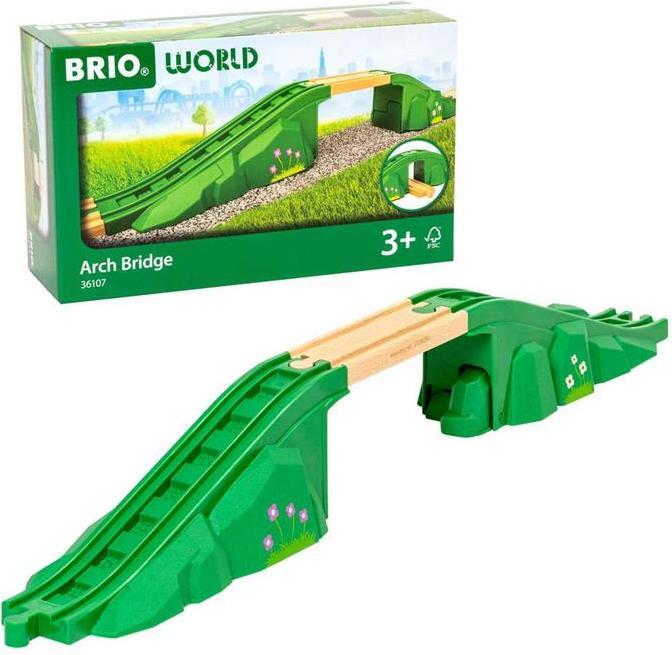 Produktbild Ravensburger BRIO World - 36107 Modulare Brücke | Zugset-Zubehör für Kinder ab 3 Jahren