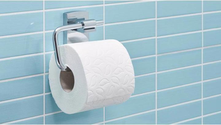 Actual product image tesa KLAAM toilet roll holder incl. adhesive solution without drilling