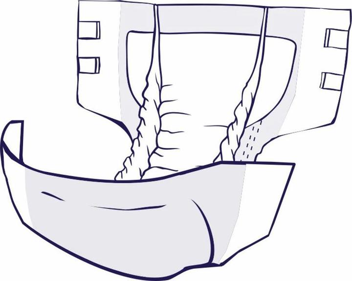 Actual product image Seni Classic Incontinence Diaper (30 x, Large plus)
