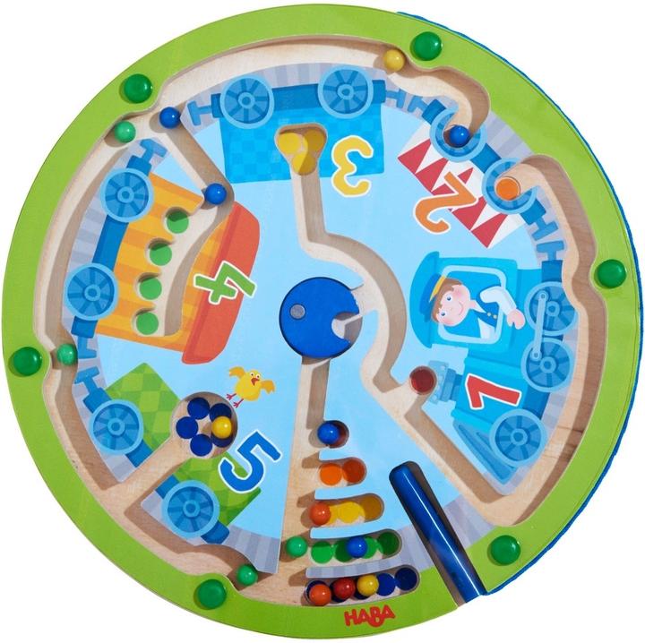 Actual product image Haba Count Pass Train (French, Italian, German, English)