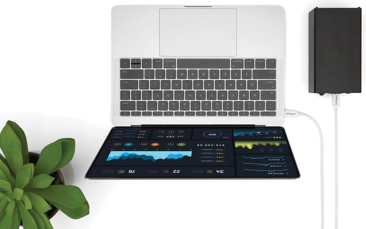 Produktbild StarTech Kabel USB USB-C - USB-C 2 m Weiss (TBLT3MM2MW) (2 m, USB 3.1, 100 W)