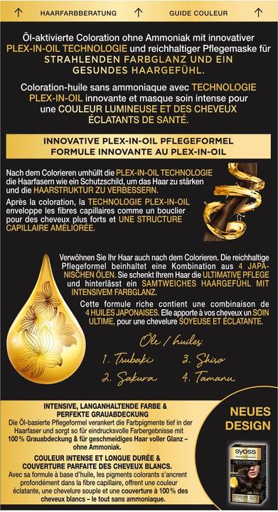 Image du produit Syoss Oleo Intense (4-50 Brun naturel froid)