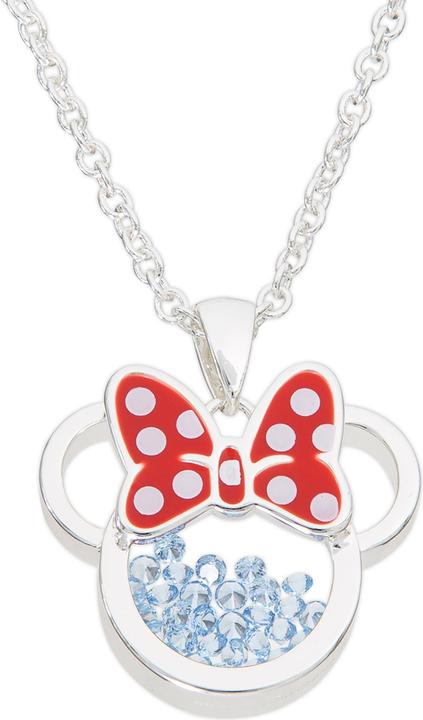 NoName MINNIE - Collier Anniversaire en Laiton Plaqué Argent - Décembre (Sterling Silber)