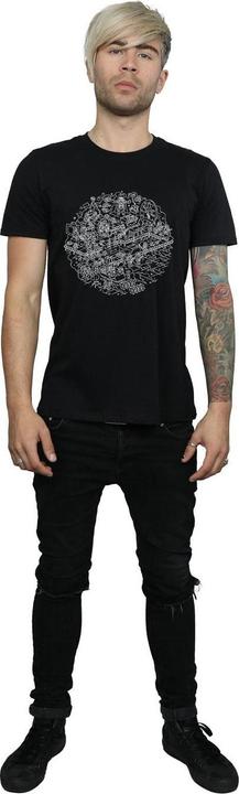 Actual product image Star Wars Mens Christmas Death Star T-Shirt (M)